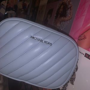 Light blue Michael kors crossbody bag